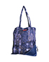 Space/Stars Nylon Tote Bag, front view